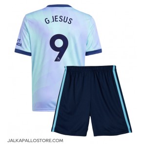 Arsenal Gabriel Jesus #9 Kolmaspaita Lapsille 2024-25 Lyhythihainen (+ shortsit)